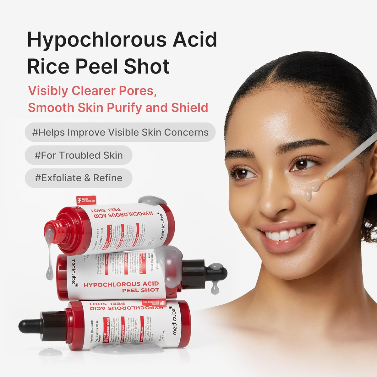 Duo Rice Peel Shot à l’acide hypochloreux